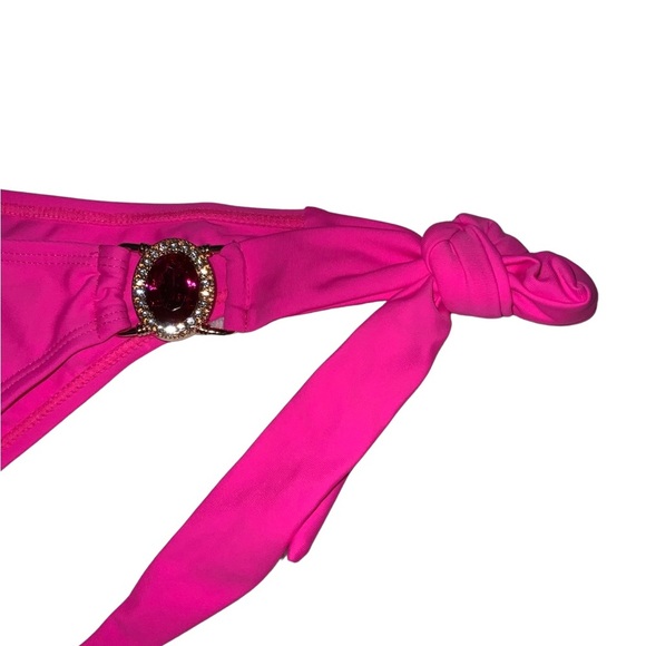 Moda Minx X Lyds Butler Armour crystal triangle bikini bottom in pink - SZ S - Picture 3 of 8